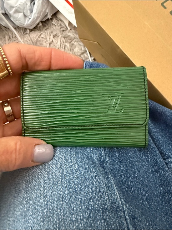 Louis Vuitton Handbags - Louis Vuitton Green Epi Leather Key Holder